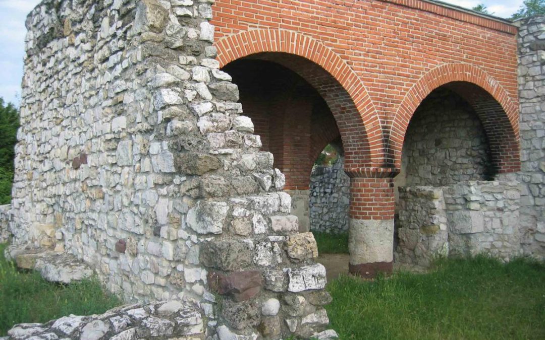 The ruins of the Church of St. Michael