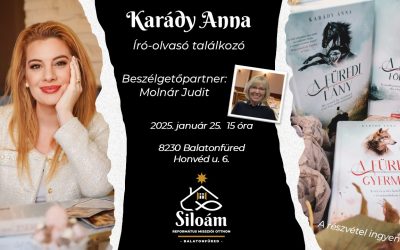 Karády Anna író-olvasó találkozó 2025.01.25.