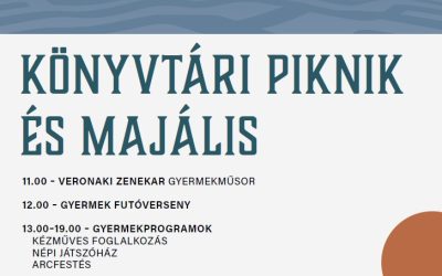 Könyvtári Piknik & Majális és Futóverseny 2025.05.01.