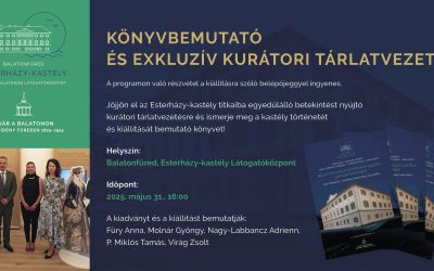 Kiadványbemutató 2025.05.31. 16:00 Esterházy-kastély Látogatóközpont