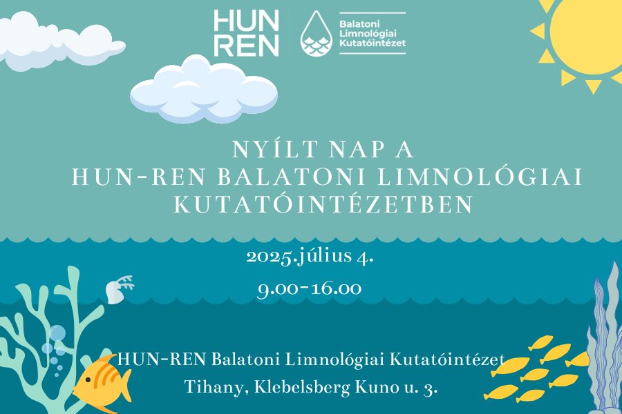 Nyílt Nap a tihanyi kutatóintézetben a Balaton élővilágáról – 2025. július 4.