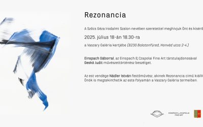REZONANCIA 2025. július 18. 18.30 Vaszary Galéria kertje