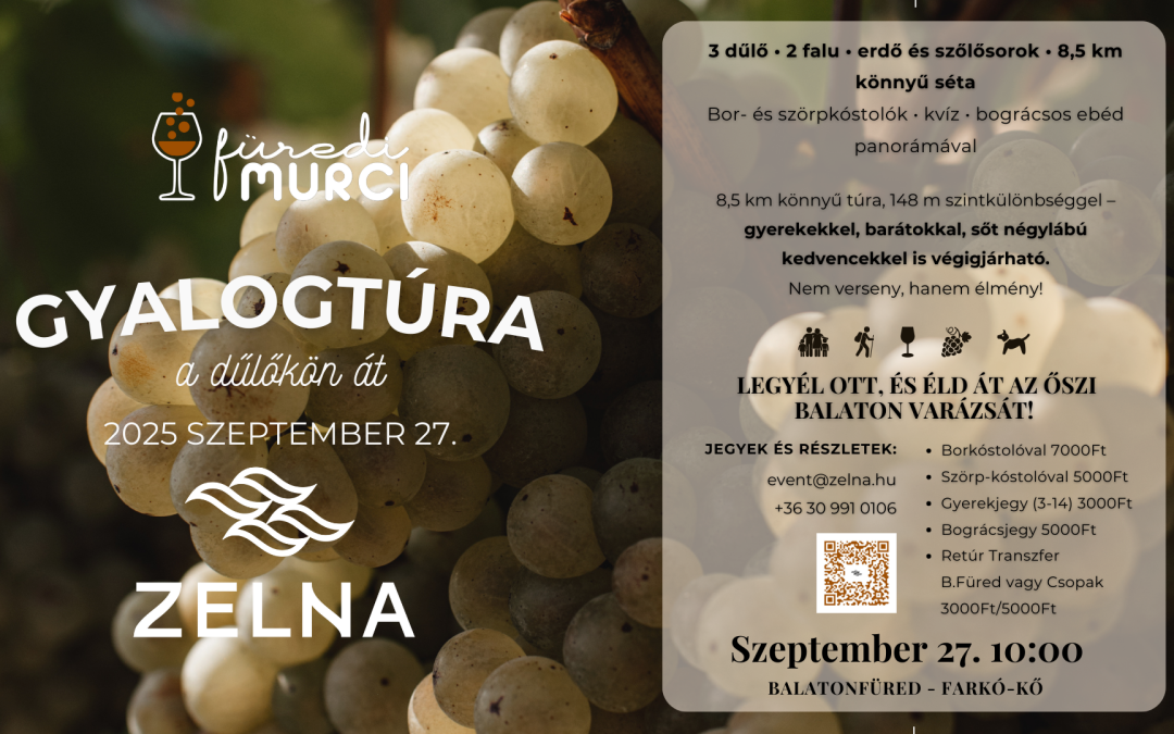 Gyalogtúra a dűlőkön át 2025.09.27. 10:00 Farkó-kő dűlő