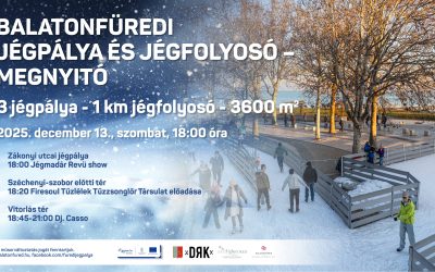 Balatonfüredi Jégpálya és Jégfolyosó – Megnyitó 2025.12.13. 18:00