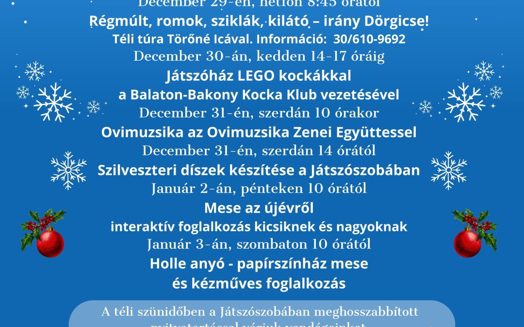 Téli Szünidő A Könyvtárban