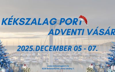 Kékszalag PORT Adventi Vásár 2025.12.05-07. Kékszalag PORT