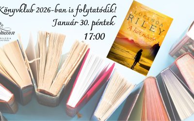 Könyvklub – Lucinda Riley: A hét nővér 2026.02.30. 17:00 Bergmann Cukrászda