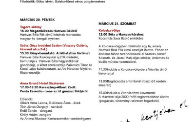 Hamvas napok 2026.03.30-21.