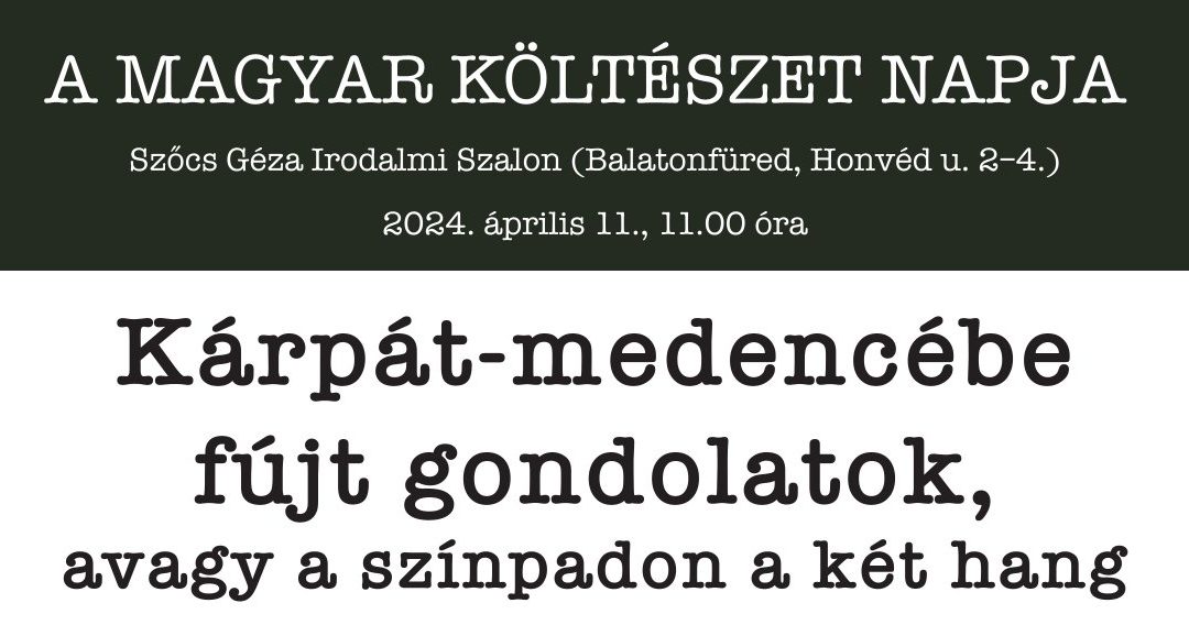 Kárpát-medencébe fújt gondolatok 2026.04.11.