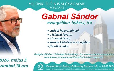 Velünk élő kiválóságok 2026.05.02.