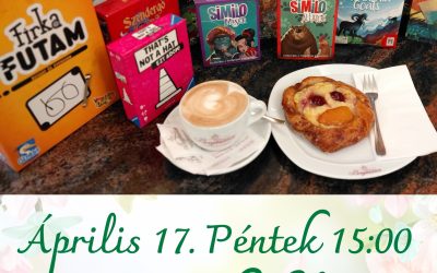 Társasjáték délután a Bergmannban 2026.04.17. 15:00 Bergmann Cukrászda