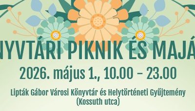 Könyvtári piknik és majális 2026.05.01.